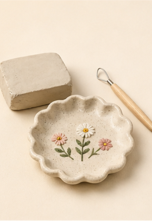 Air-Dry Clay Trinket Kit